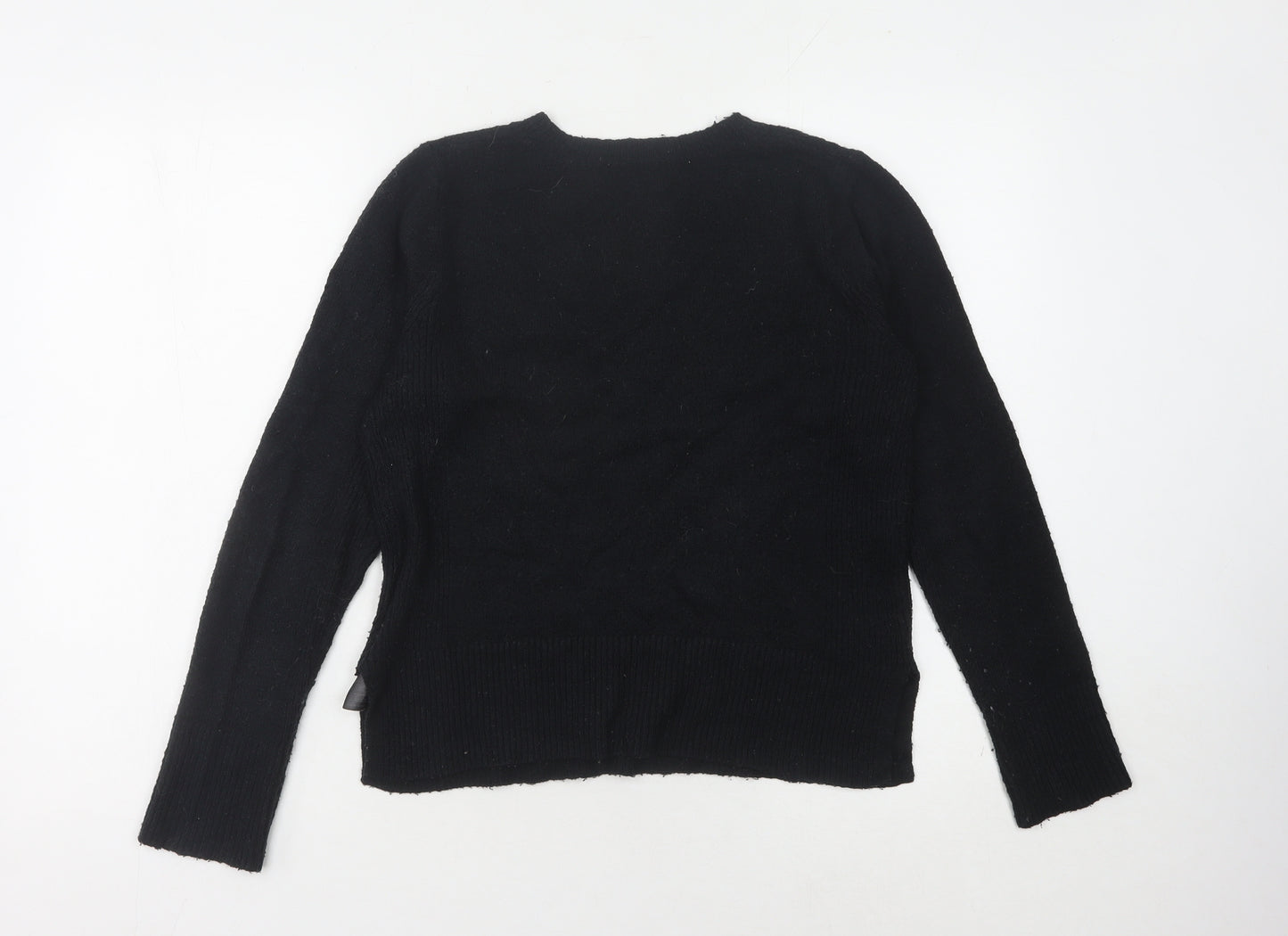 Oasis Women's Black Pullover Jumper, Size S