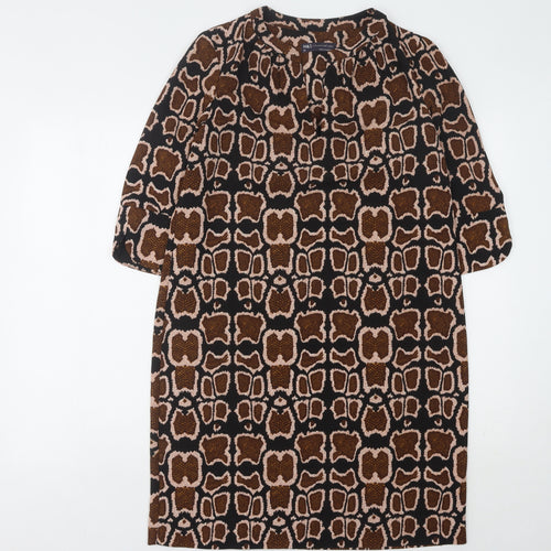 Marks and Spencer Women's Brown Animal Print Dress
