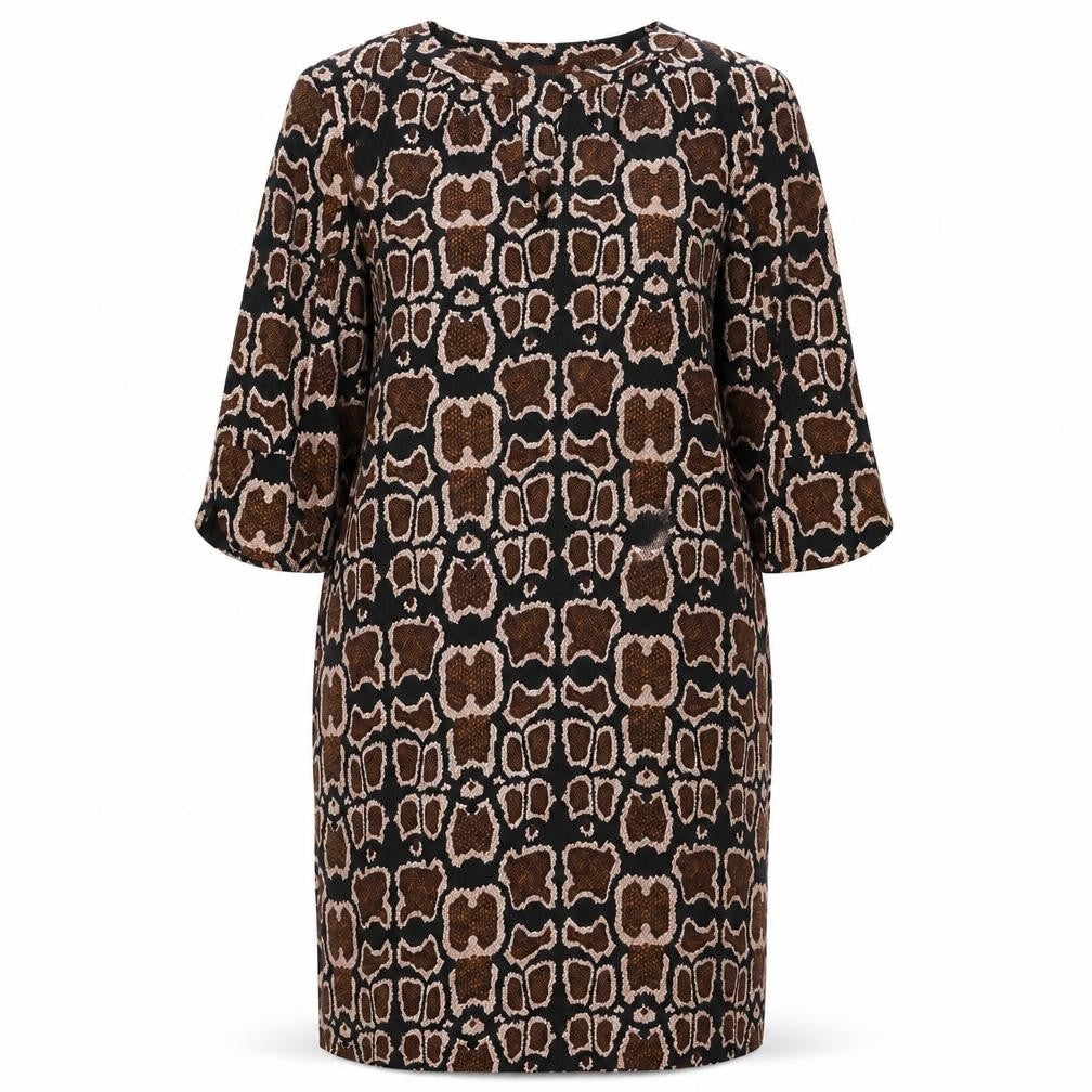 Marks and Spencer Women's Brown Animal Print Dress