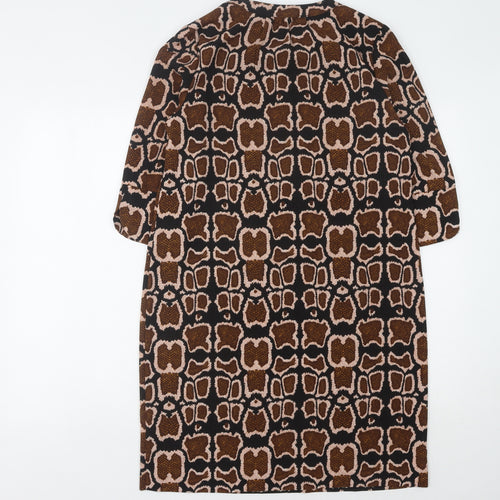 Marks and Spencer Women's Brown Animal Print Dress