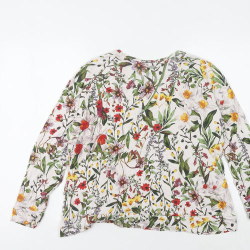 Marks and Spencer Women's Multicoloured Floral T-Shirt