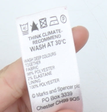 Marks and Spencer Women's Red A-Line Skirt Size 14