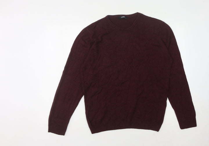 LC Waikiki Men's Red XL Wool Pullover Jumper