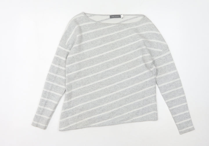 Mint Velvet Women's Grey Pullover Jumper Size 8