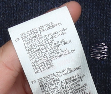 White Stuff Women's Blue Pullover Jumper Size 10