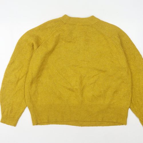 Marks and Spencer Yellow Women's L Pullover Jumper