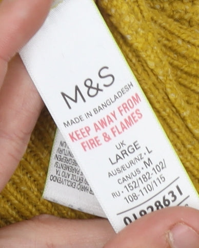 Marks and Spencer Yellow Women's L Pullover Jumper
