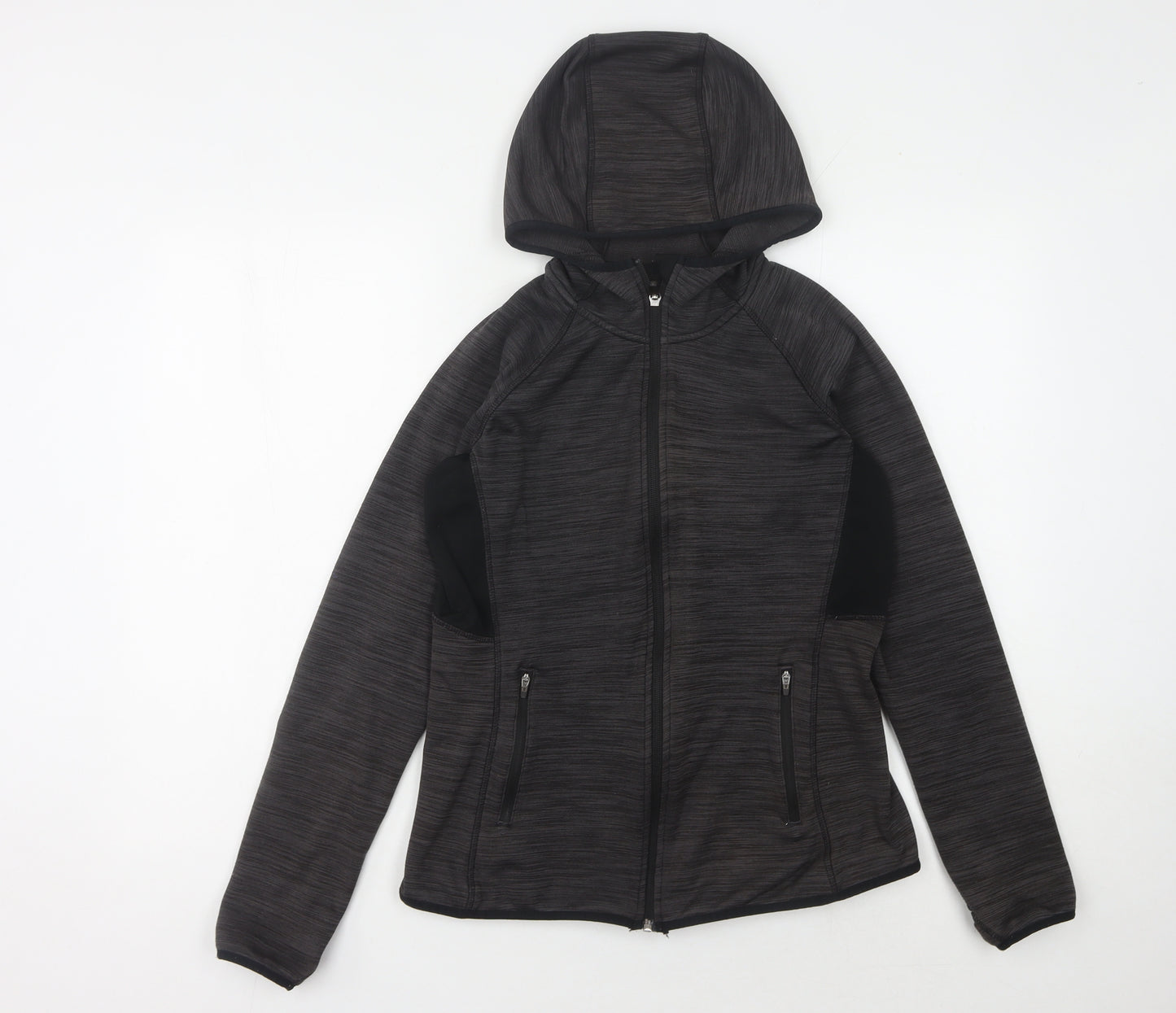 H&M Men's Black Hooded Basic Jacket M