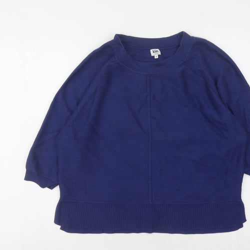 Kin by John Lewis Women's Blue Jumper Medium