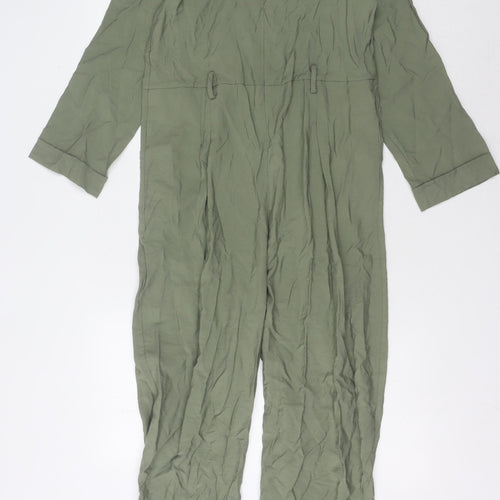 Zara Women's Green Jumpsuit, Size Small, Elegant and Versatile