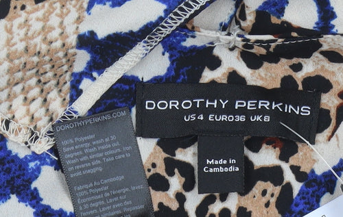 Dorothy Perkins Women's Multicoloured Camisole Blouse Size 8