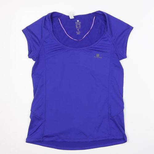 Domyos Women's Purple Gym T-Shirt Size 8