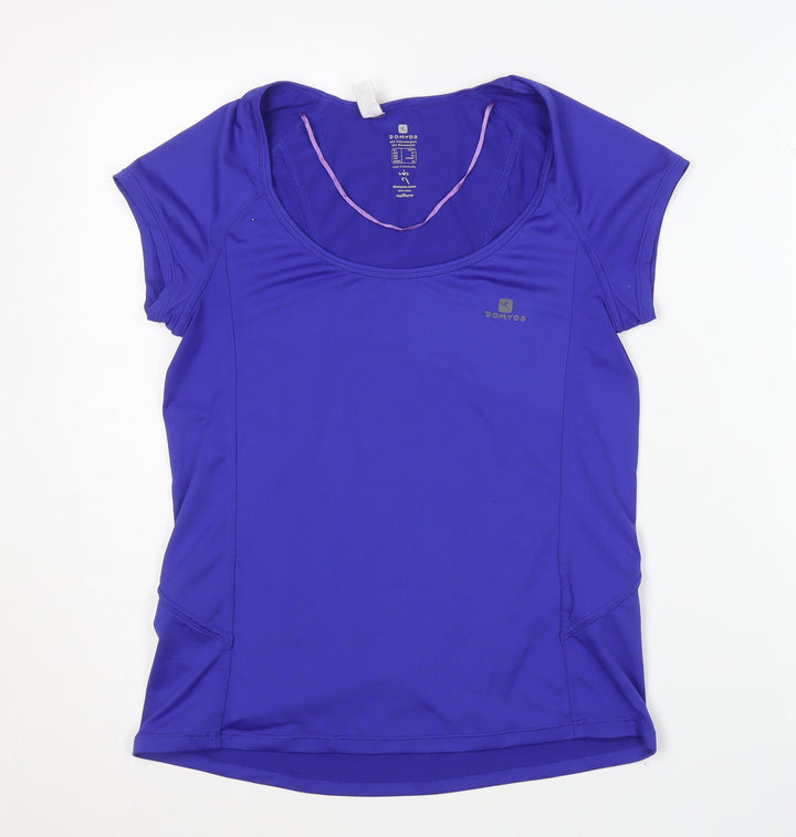 Domyos Women's Purple Gym T-Shirt Size 8