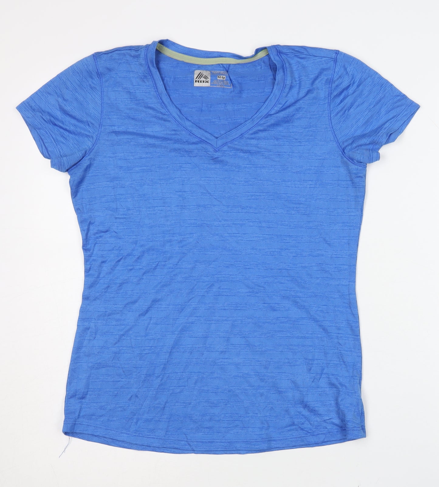RBX Women's Blue V-Neck T-Shirt, M - Gym & Training