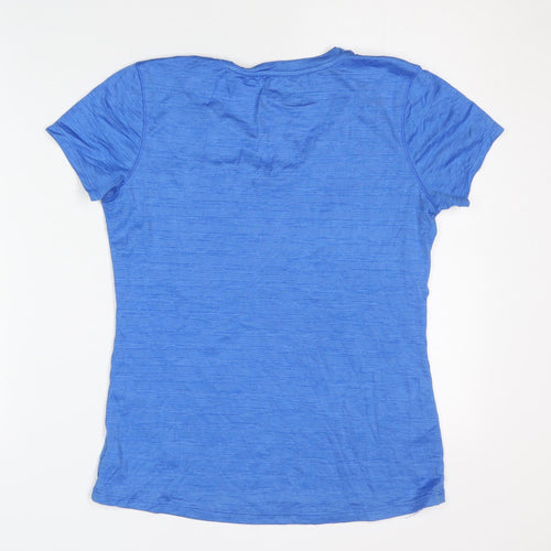 RBX Women's Blue V-Neck T-Shirt, M - Gym & Training