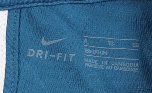 Nike Boys Blue Dri-FIT T-Shirt XL - Activewear Jersey