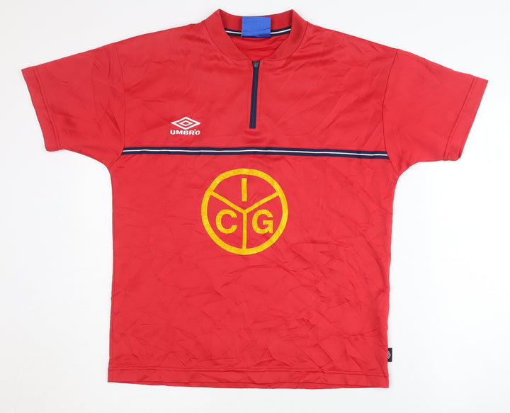 Umbro Red Boys Football Jersey Size 164