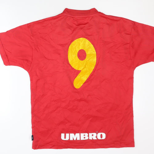 Umbro Red Boys Football Jersey Size 164