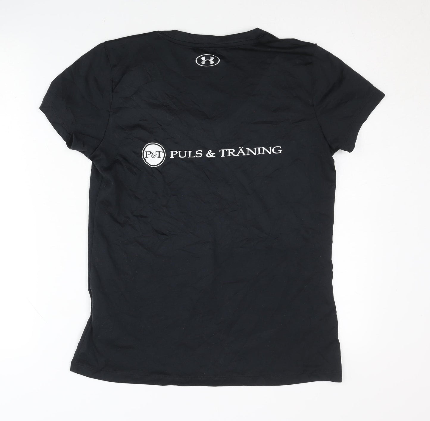 Under Armour Women's Black V-Neck Gym T-Shirt M