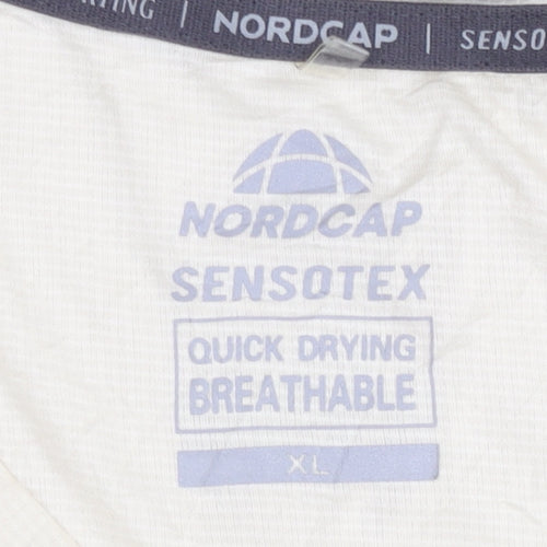 Nordcap Men's Beige Quick Dry T-Shirt XL