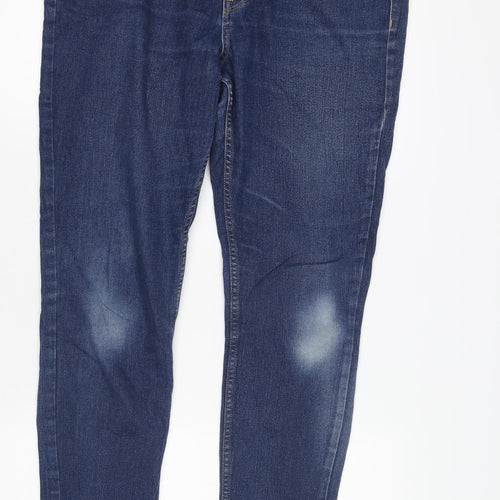 &Denim Womens Blue Skinny Jeans, Size 32
