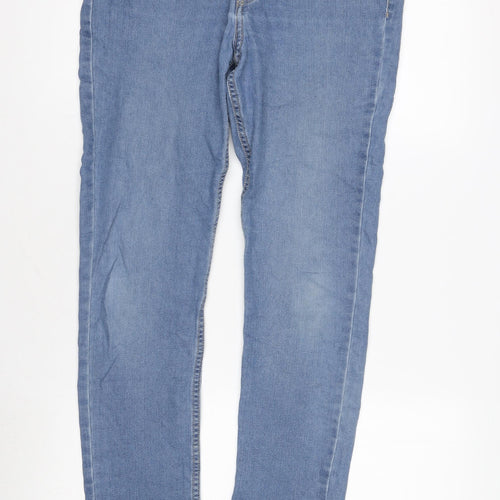 H&M Men's Blue Skinny Jeans, Size 32, Light Wash