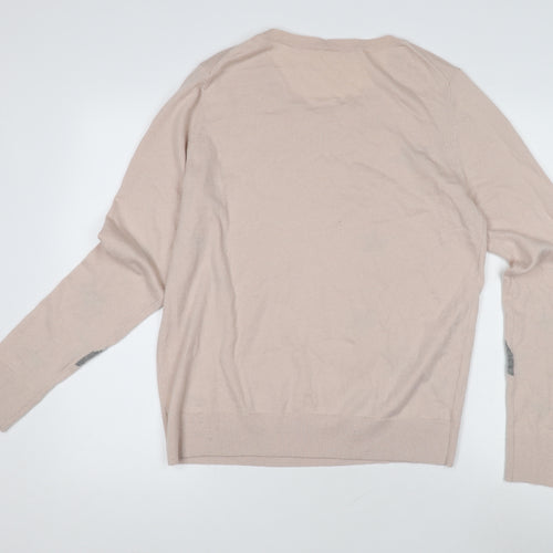 GAP Women's Beige Star Pullover Jumper Size L