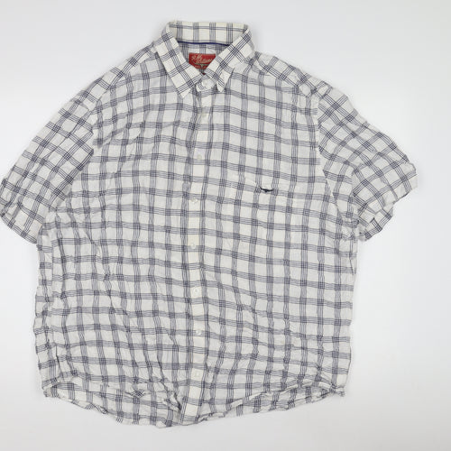 R.M. Williams Men's Multicoloured 3XL Check Shirt