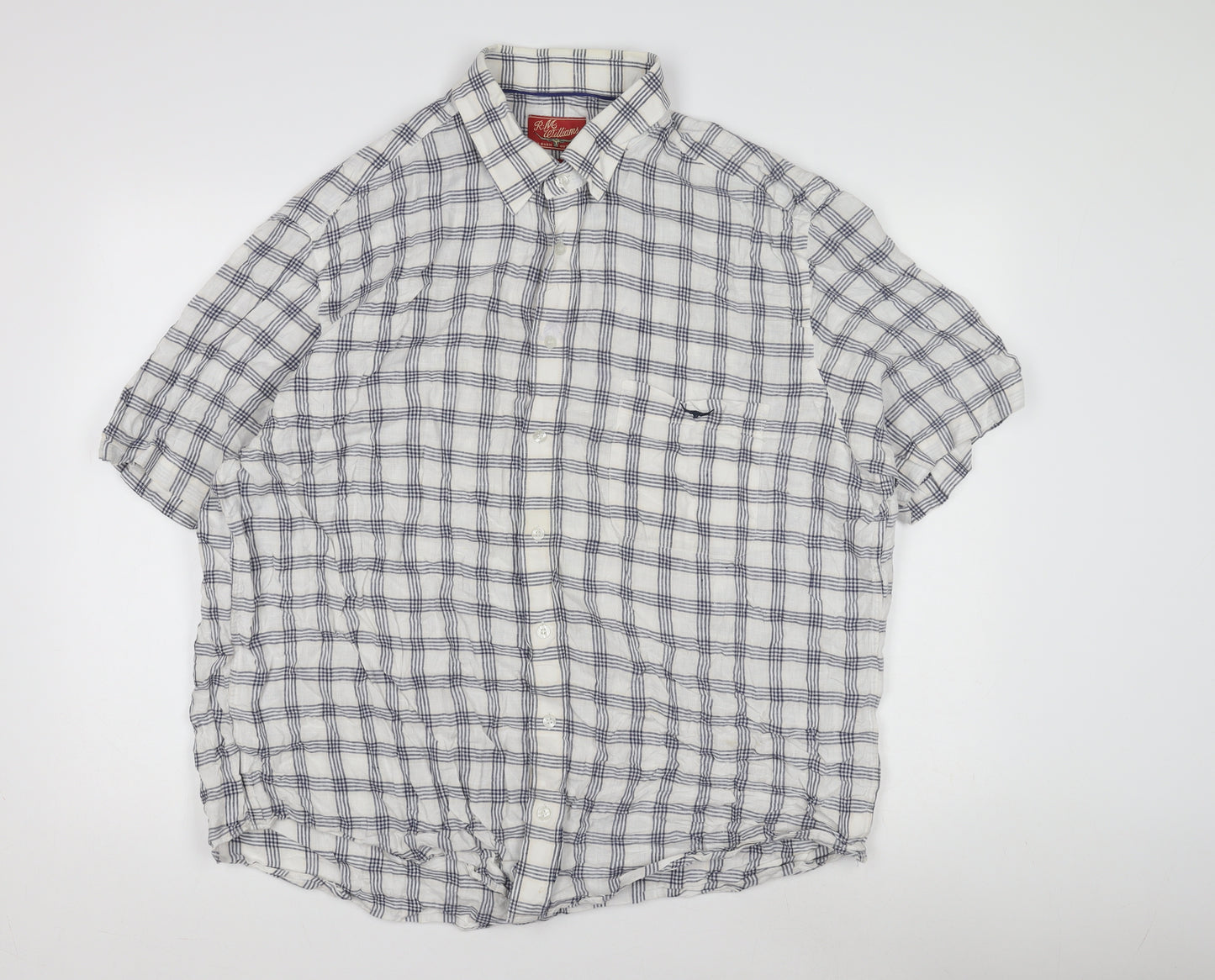 R.M. Williams Men's Multicoloured 3XL Check Shirt