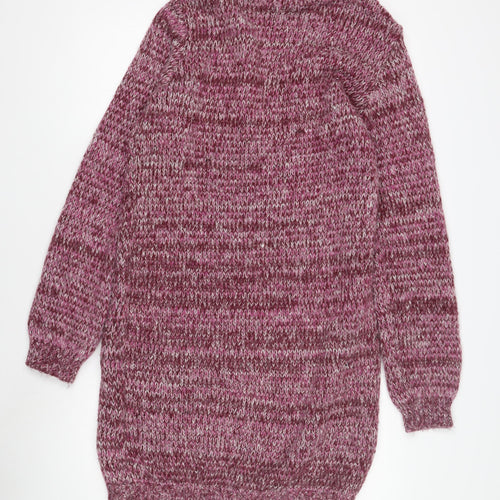 Pieces Women's Multicoloured Roll Neck Pullover Jumper M