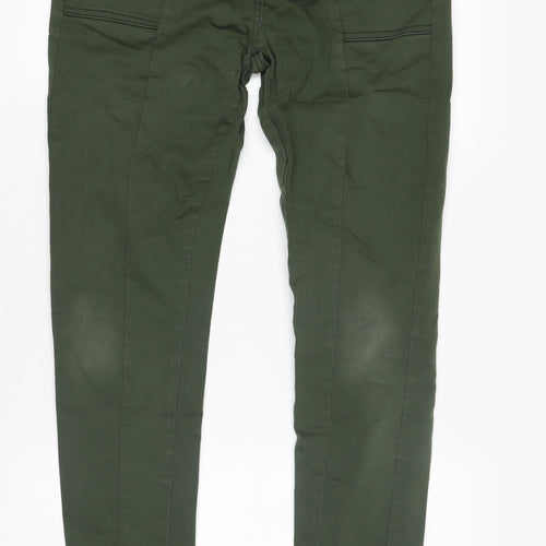 Next Women's Green Cropped Trousers Size 12 Long