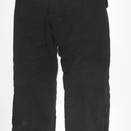 Next Men's Black Cargo Trousers, Size 39, Regular Fit