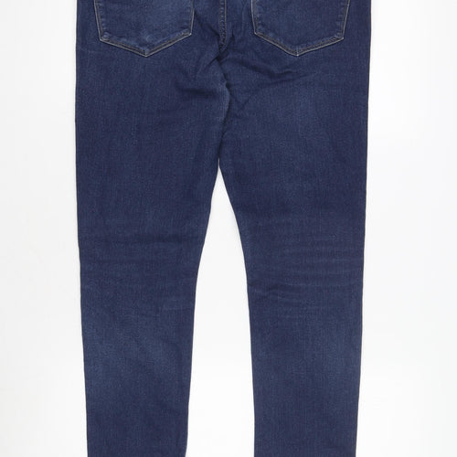 H&M Men's Blue Skinny Jeans, Size 32, Regular Fit