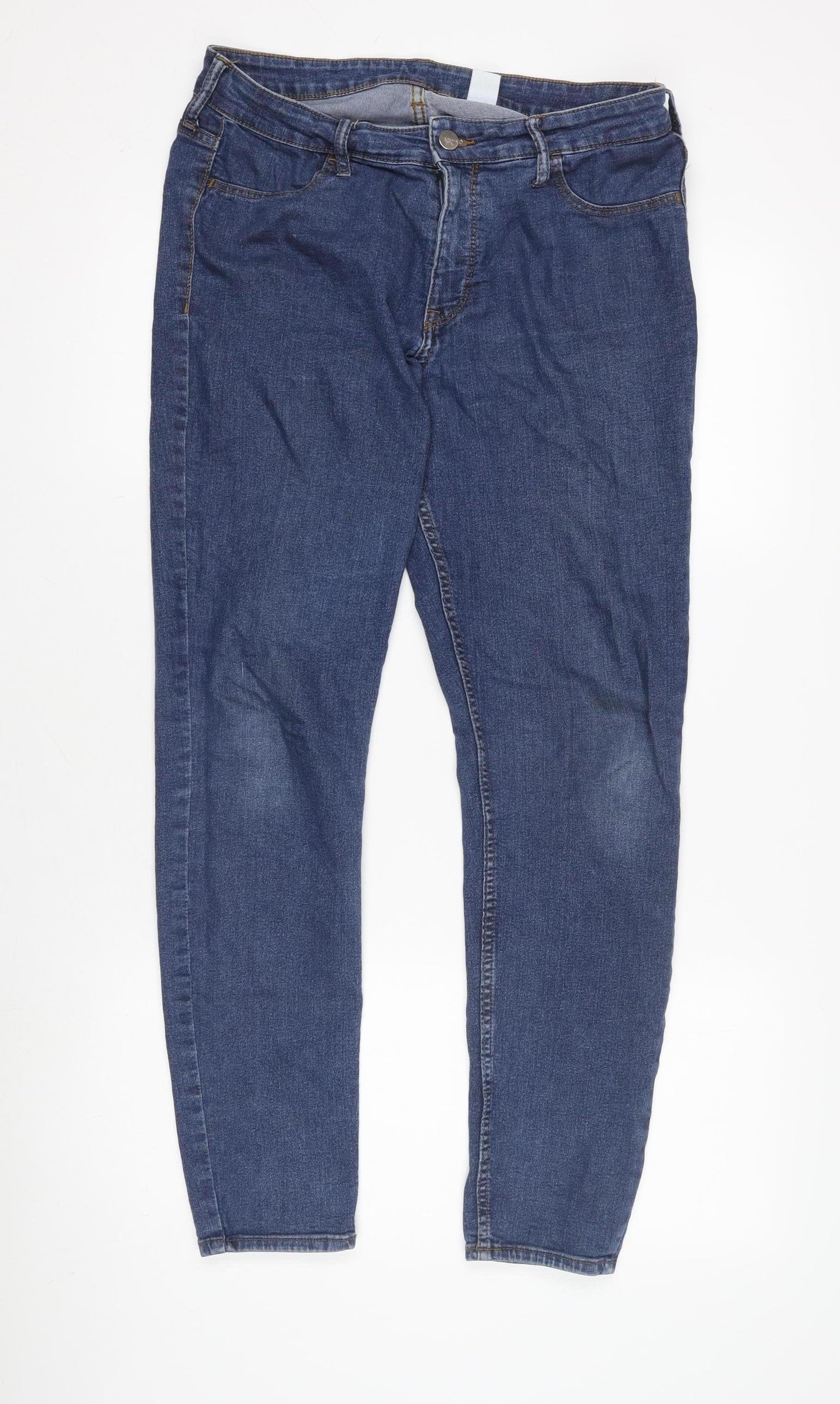 H&M Men's Skinny Blue Jeans, Size 32, Denim Slim Fit