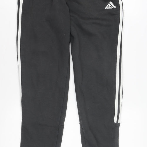 Adidas Men's Black Jogger Trousers, Size S, Gym Wear