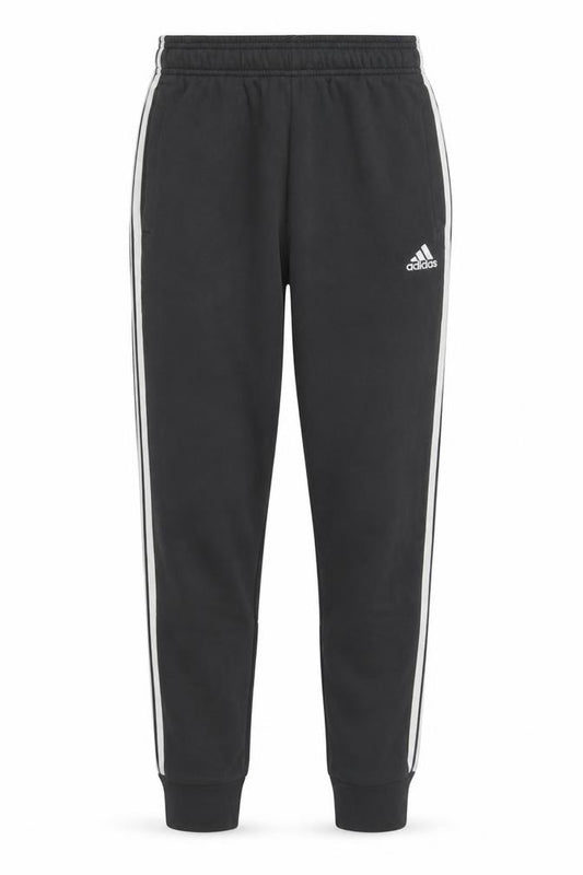 Front view of Adidas Men's Black Jogger Trousers, size S, Gym Wear