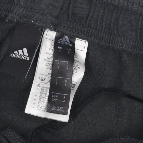 Adidas Men's Black Jogger Trousers, Size S, Gym Wear