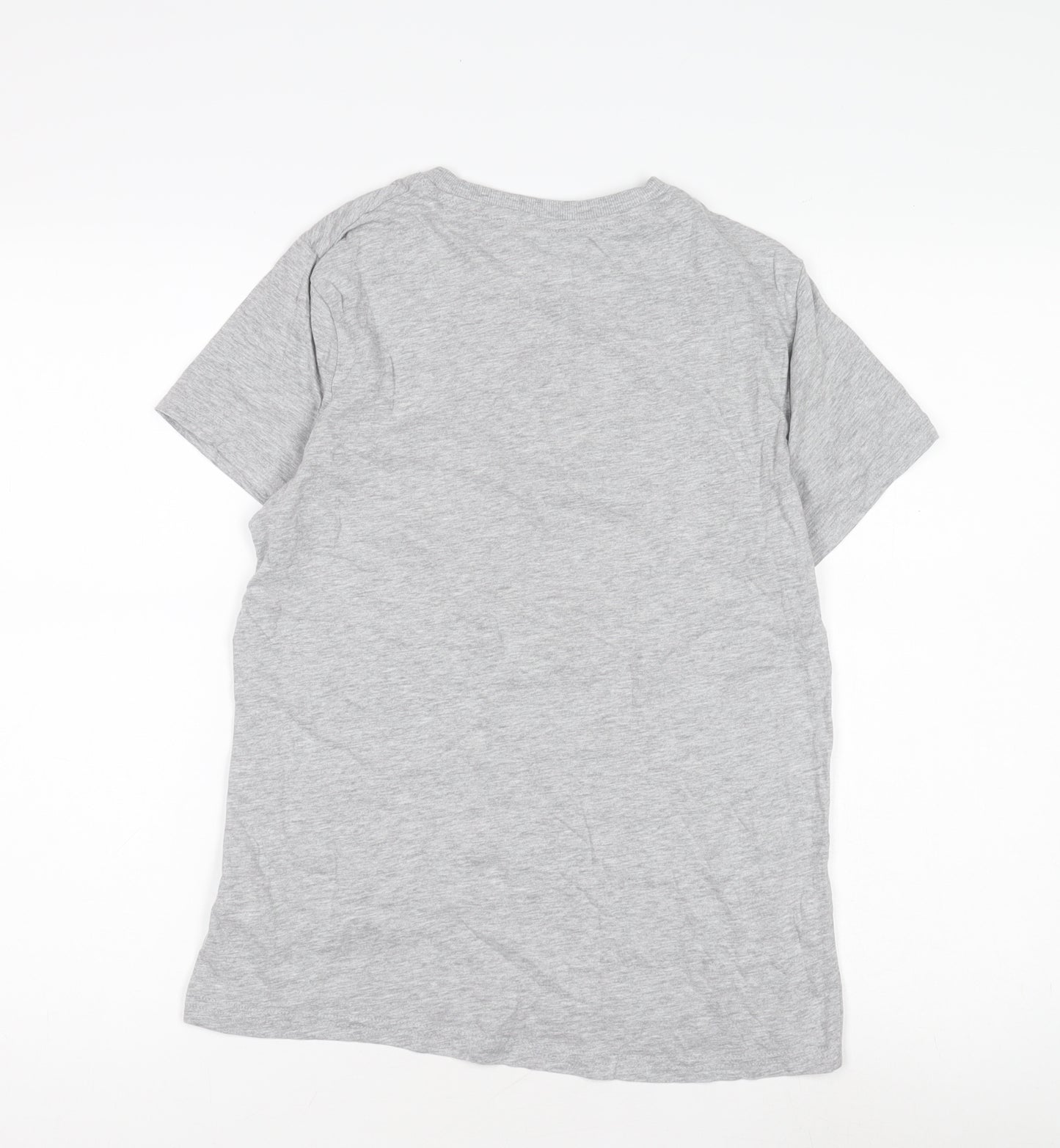 Disney Women's Grey Cartoon T-Shirt - 2XS Casual