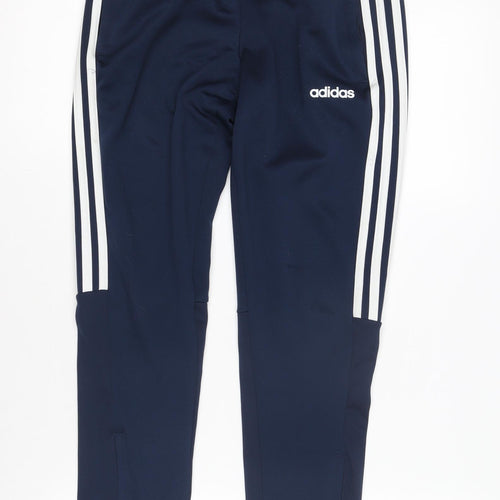 Adidas Boys' Blue Track Pants - Size 12, Sports Ready