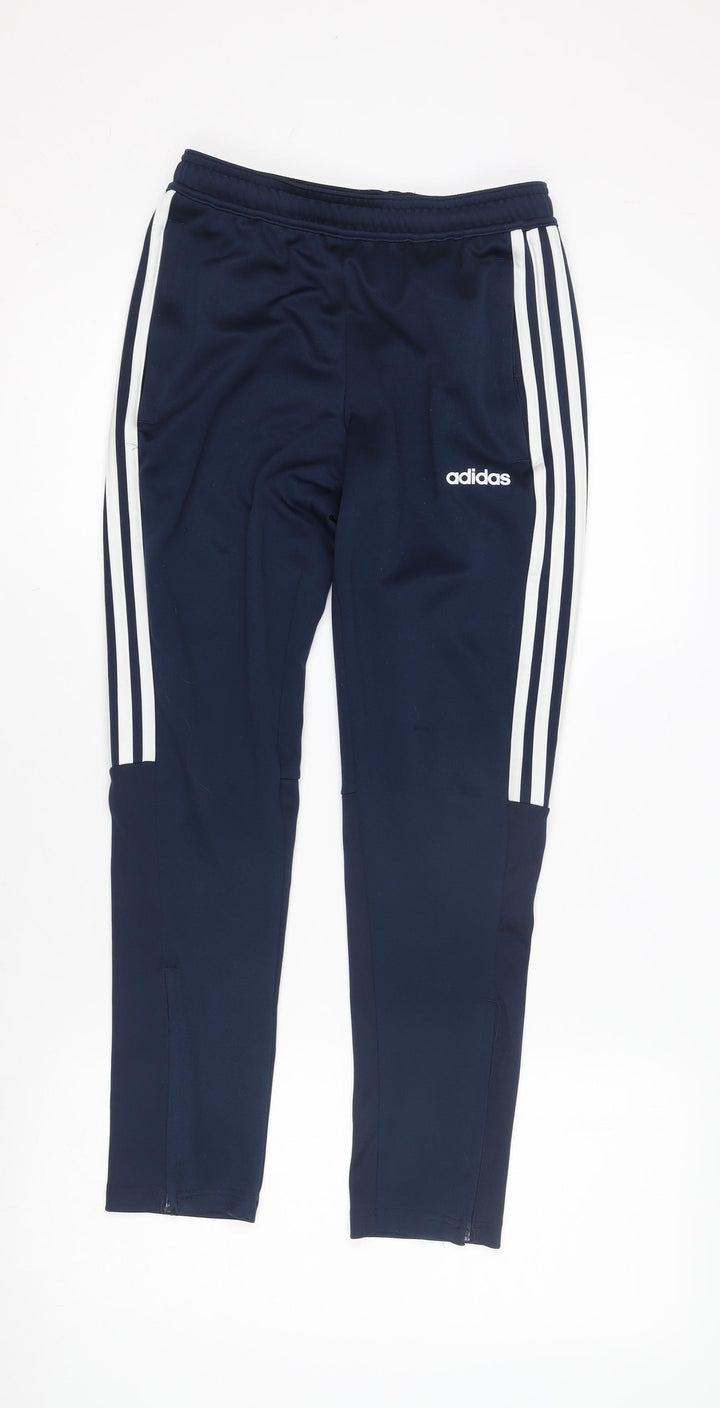 Adidas Boys' Blue Track Pants - Size 12, Sports Ready