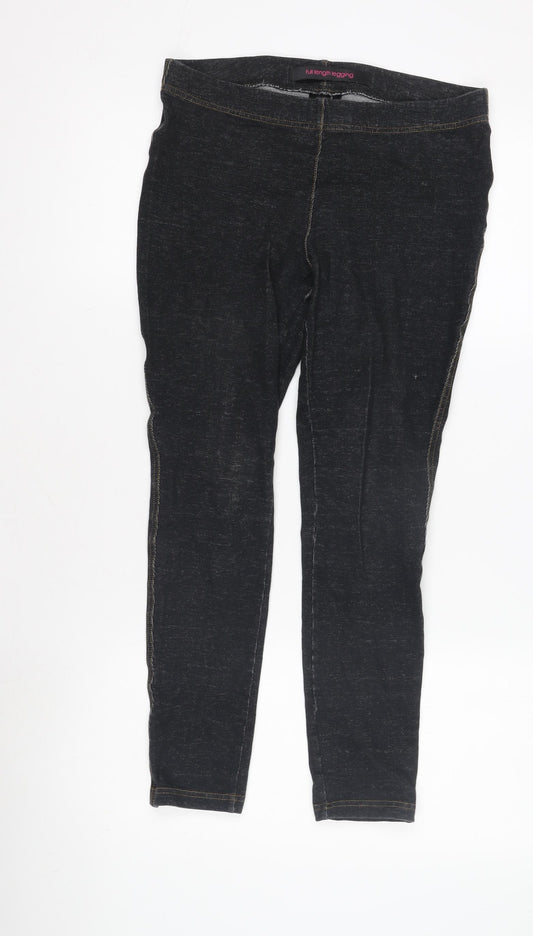 Next Women's Black Full Length Leggings Size 12