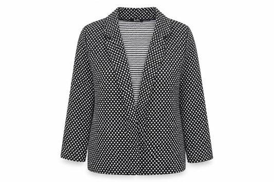 Front view of George Women's Black Polka Dot Jacket, size 10