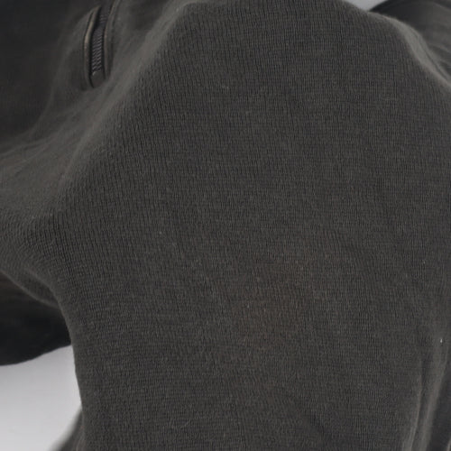 Massimo Dutti Men's Black Full Zip Jumper Size L