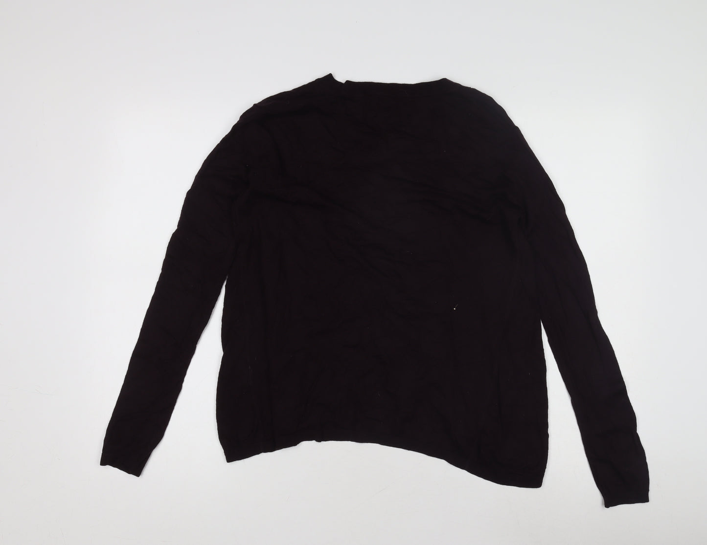 Jigsaw Women's Black V-Neck Pullover Jumper - Small