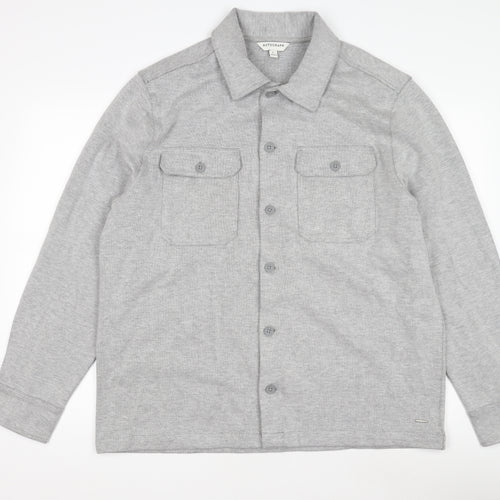 Marks and Spencer Mens Grey XL Basic Knit Jacket