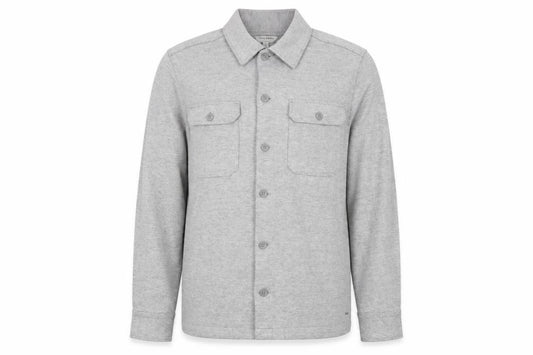 Front view of Marks & Spencer men’s grey xl basic knit jacket