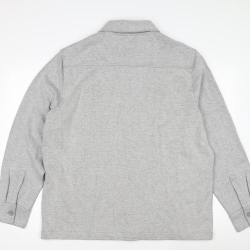 Marks and Spencer Mens Grey XL Basic Knit Jacket