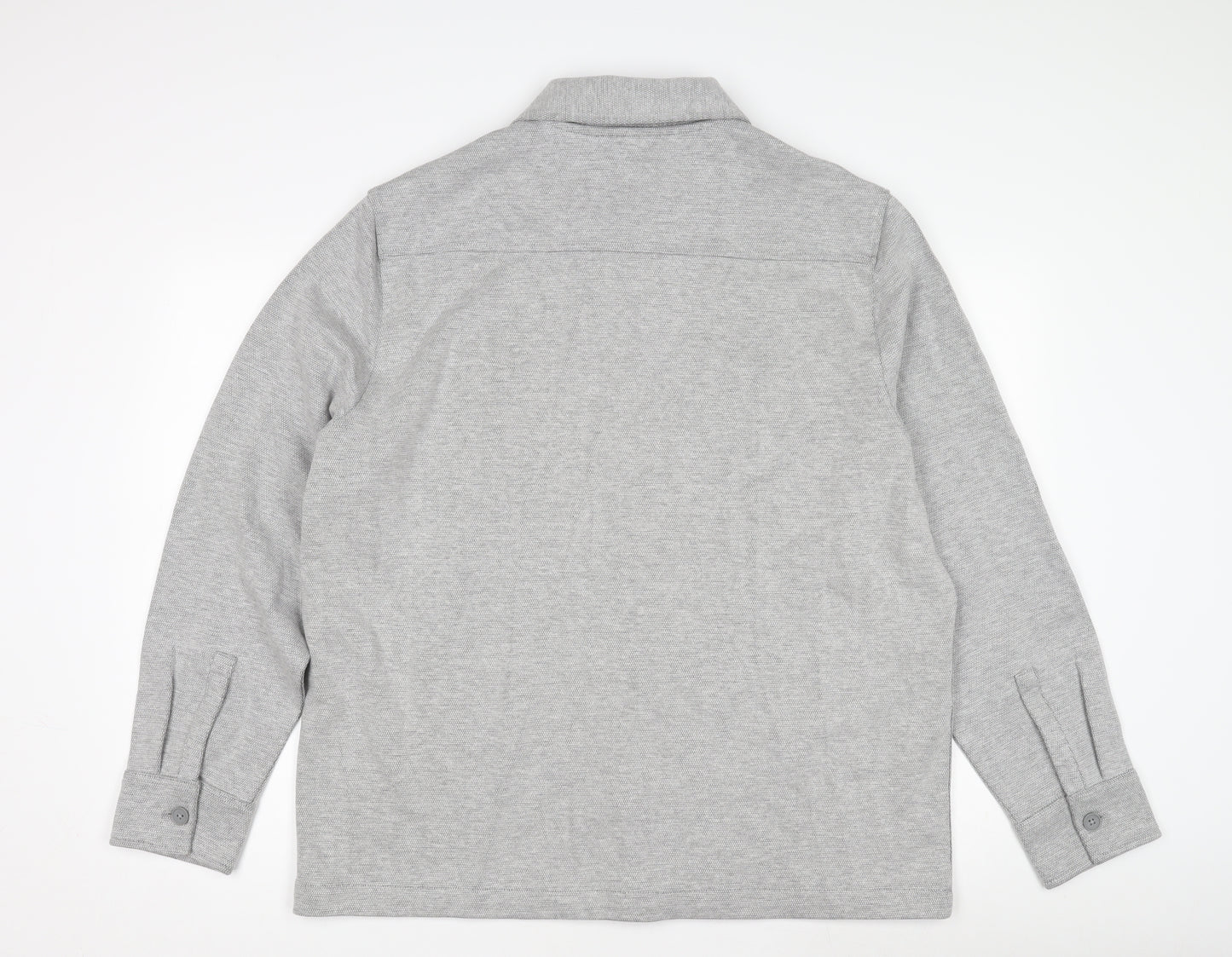 Marks and Spencer Mens Grey XL Basic Knit Jacket