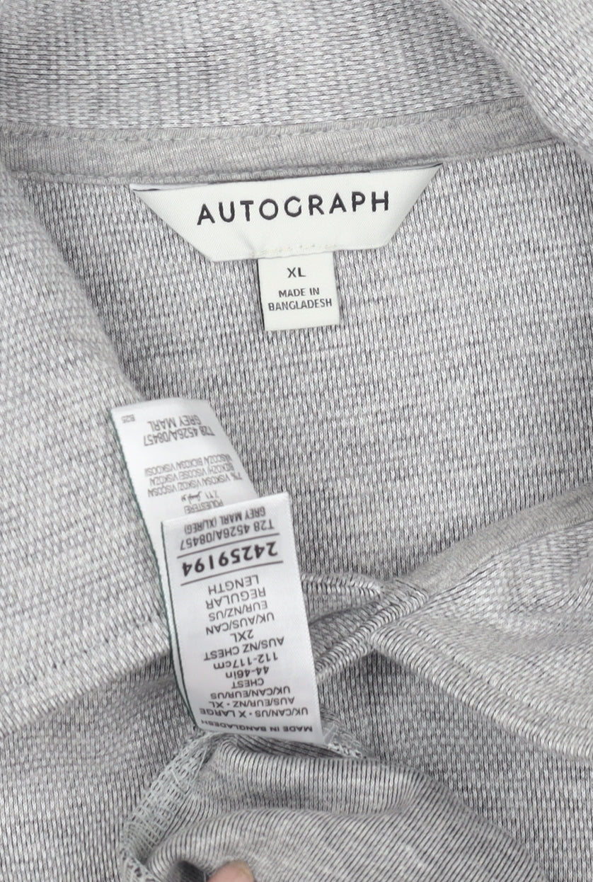 Marks and Spencer Mens Grey XL Basic Knit Jacket