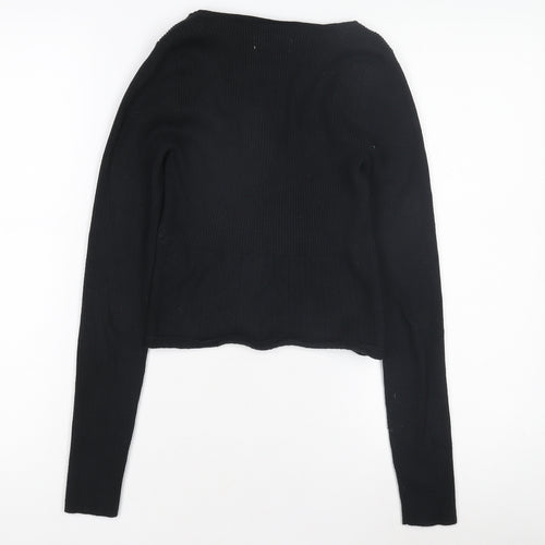 Hollister Women's Black Jumper M
